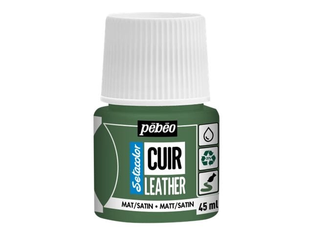 ტყავის საღებავი SETACOL LEATH 45ML KHAKI GREE