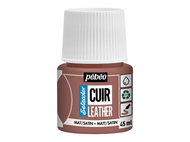 ტყავის საღებავი SETACO LEATHER 45ML TERRACOTTA