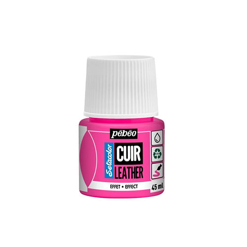 ტყავის საღებავი SETACO LEATH 45ML FLUO PINK