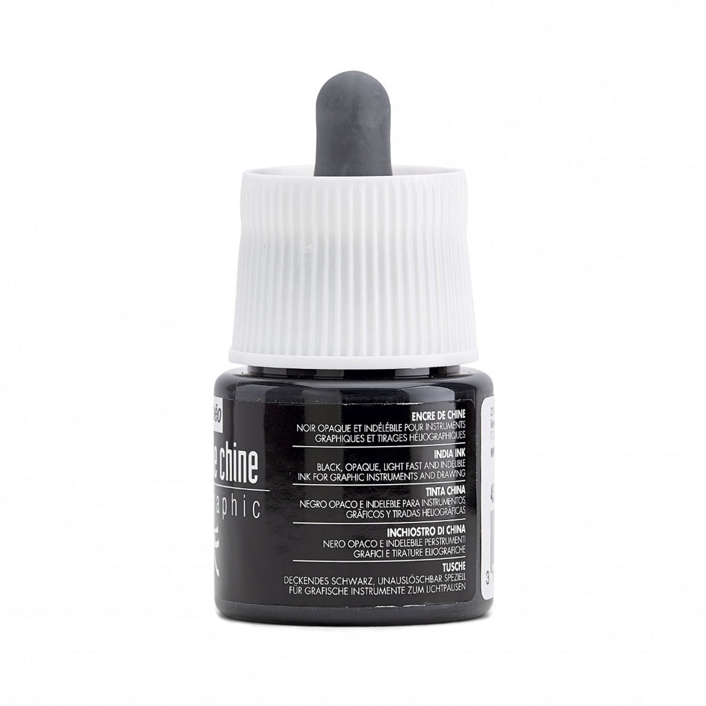Pebeo Graphic India Ink 45ml - Black