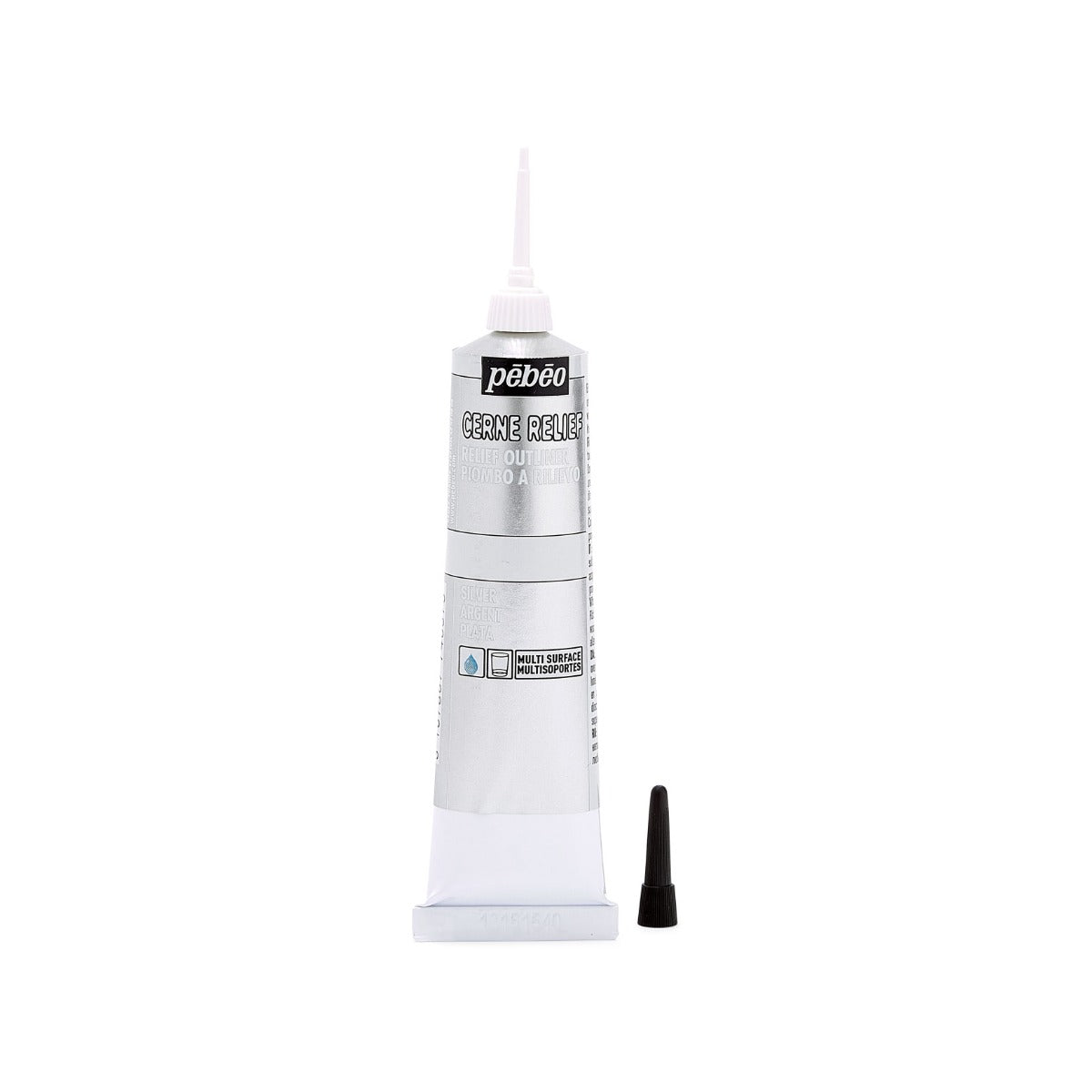 რელიეფური კონტური ვერცხლისფერი 37 მლ RELIEF OUTLINER SILVER T37ML