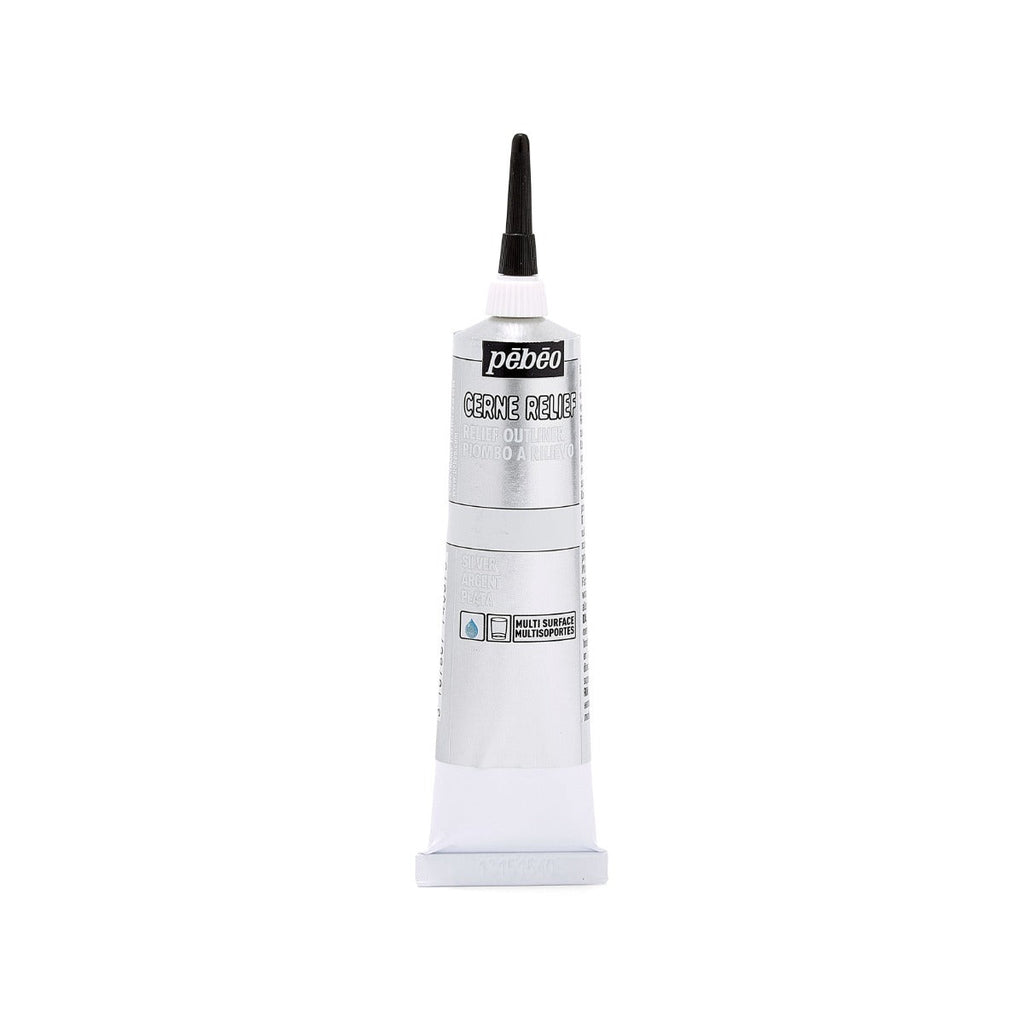 რელიეფური კონტური ვერცხლისფერი 37 მლ RELIEF OUTLINER SILVER T37ML