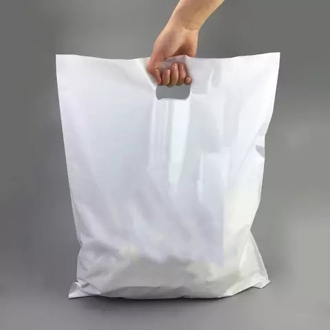 თეთრი პოლიეთილენის პარკი 40x48