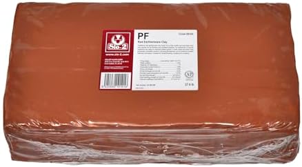 SIO 2 - PF red / წითელი თიხა 12.5კგ (წვის დიაპაზონი 970-1055C)