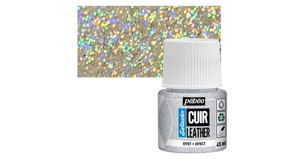 ტყავის საღებავი SETA LEATH 45ML GLITT IRIDES