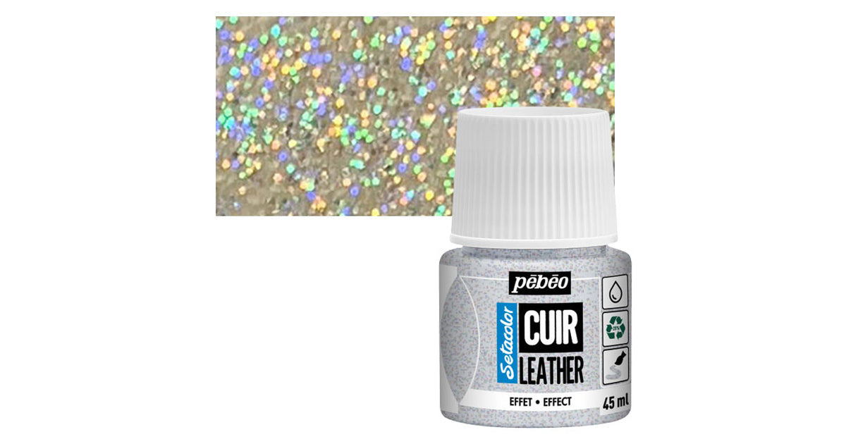 ტყავის საღებავი SETA LEATH 45ML GLITT IRIDES