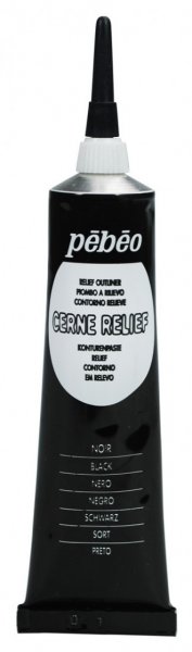 რელიეფური კონტური შავი RELIEF OUTLINER BLACK T37ML