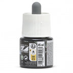 აკვარელის მელანი სპილოს ძვლის შავი 45 მლ - COLOREX 45ML IVORY BLACK