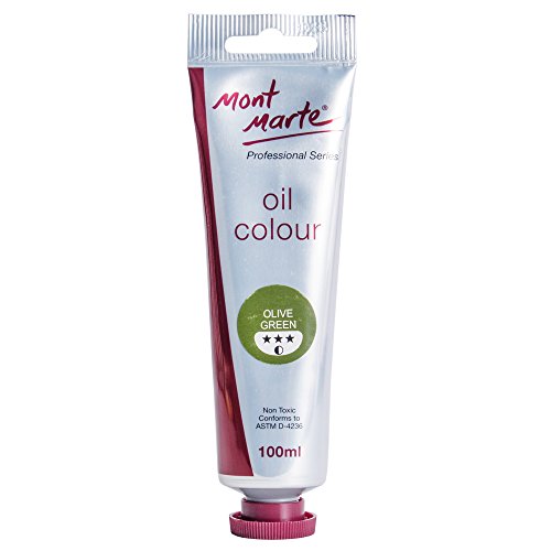ზეთის საღებავი 100მლ MontMarte Oil Paint 100mls - Olive Green