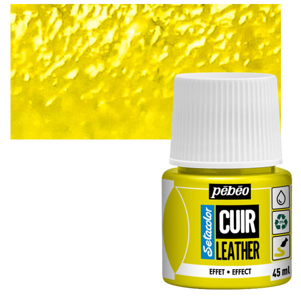 ტყავის საღებავი SETACO LEATH 45ML FLUO YELLOW