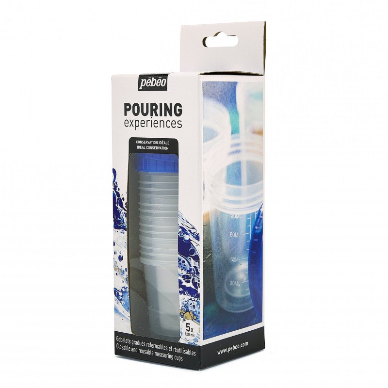 საზომი ჭიქების ნაკრები MEASURING CUP SET POURING EXP