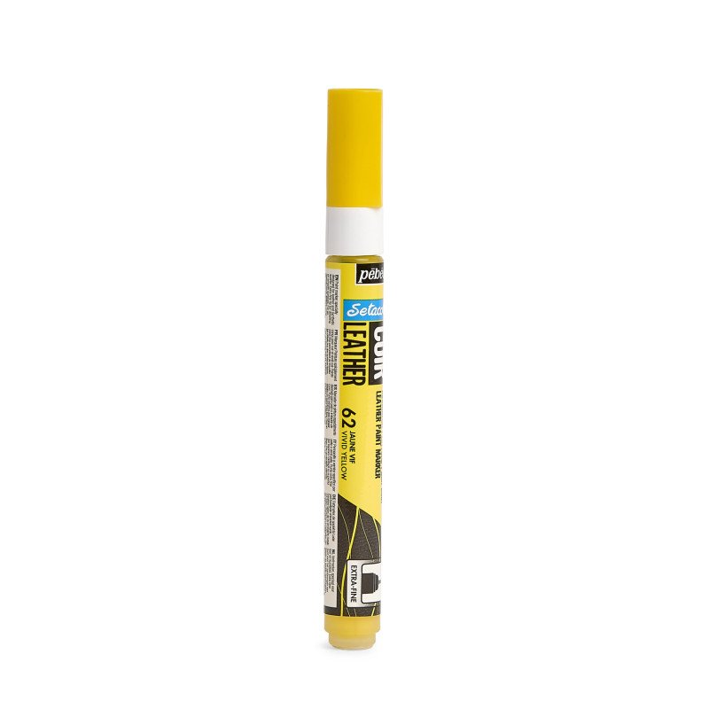 ტყავის მოსახატი მარკერი ყვითელი - SETACOLOR LEATHER MARKER – VIVID YELLOW