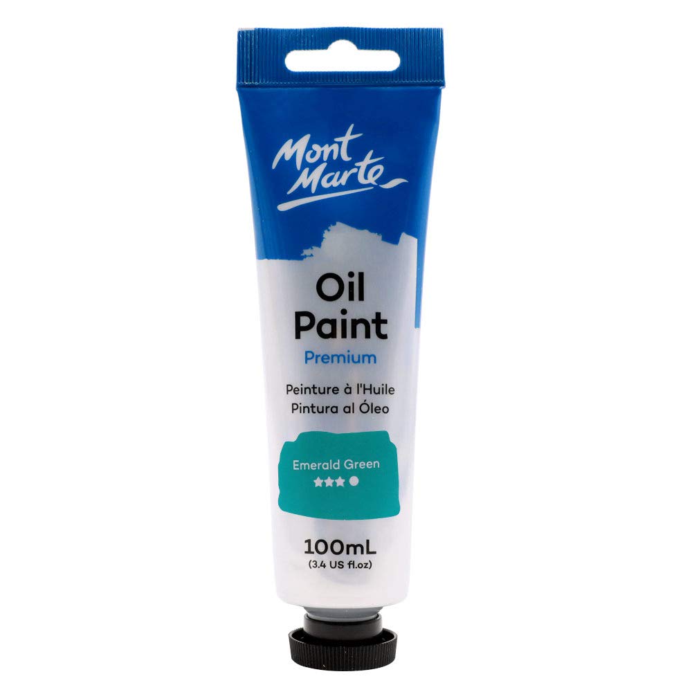 ზეთის საღებავი 100მლ MontMarte Oil Paint 100mls - Emerald Green