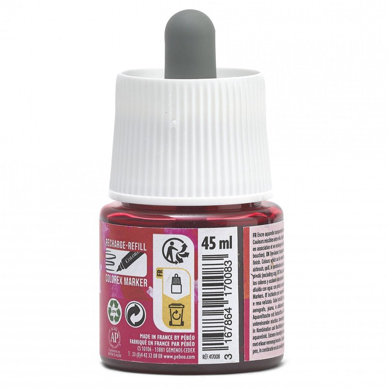 COLOREX 45ML CYCLAMEN - აკვარელის საღებავი(მელანი)