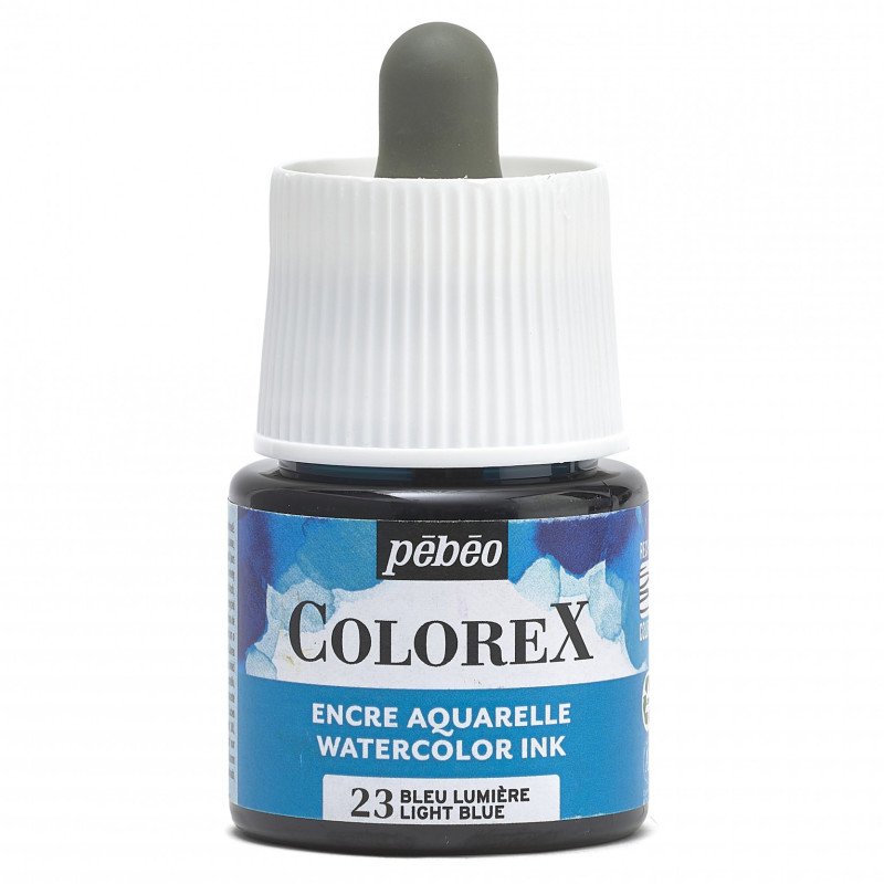 COLOREX 45ML LIGHT BLUE - აკვარელის საღებავი(მელანი)