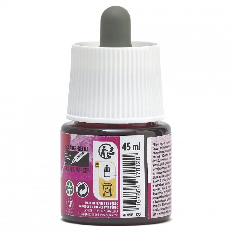 COLOREX 45ML PINK MADDER - აკვარელის საღებავი(მელანი)