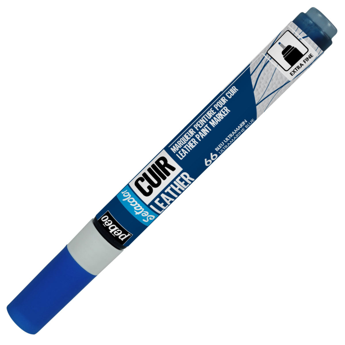 ტყავის მოსახატი მარკერი SETA LEATHER MARK ULTRAMA BLUE