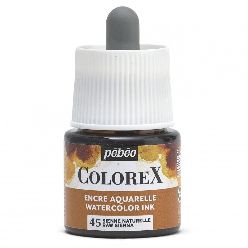 COLOREX 45ML RAW SIENNA - აკვარელის საღებავი(მელანი)