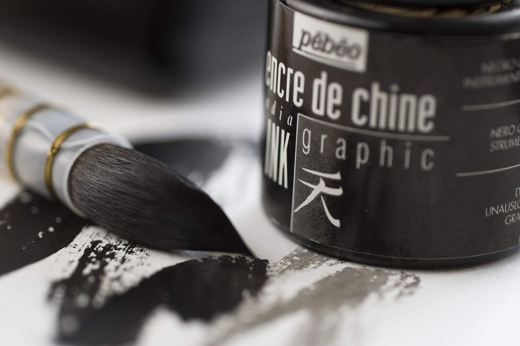 Pebeo Graphic India Ink 45ml - Black