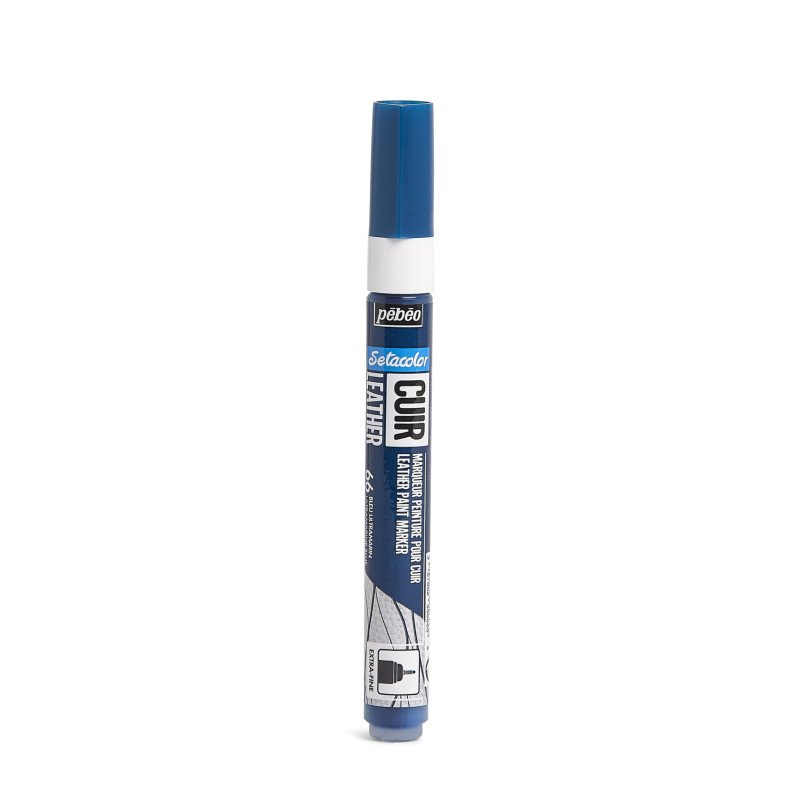 Маркер для окраски кожи SETA LEATHER MARK ULTRAMA BLUE