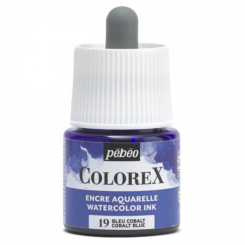 COLOREX 45ML COBALT BLUE - აკვარელის საღებავი(მელანი)