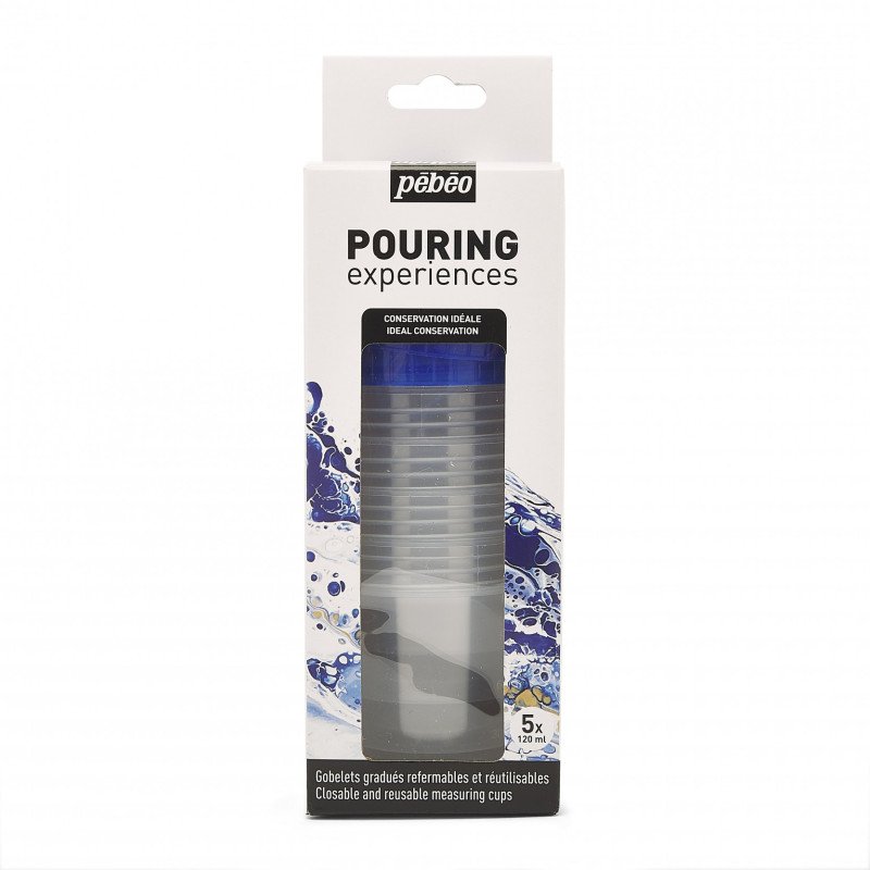 საზომი ჭიქების ნაკრები MEASURING CUP SET POURING EXP