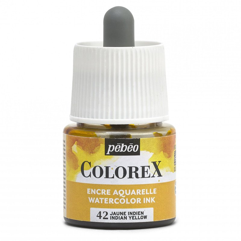 COLOREX 45ML INDIA YELLOW - აკვარელის საღებავი(მელანი)