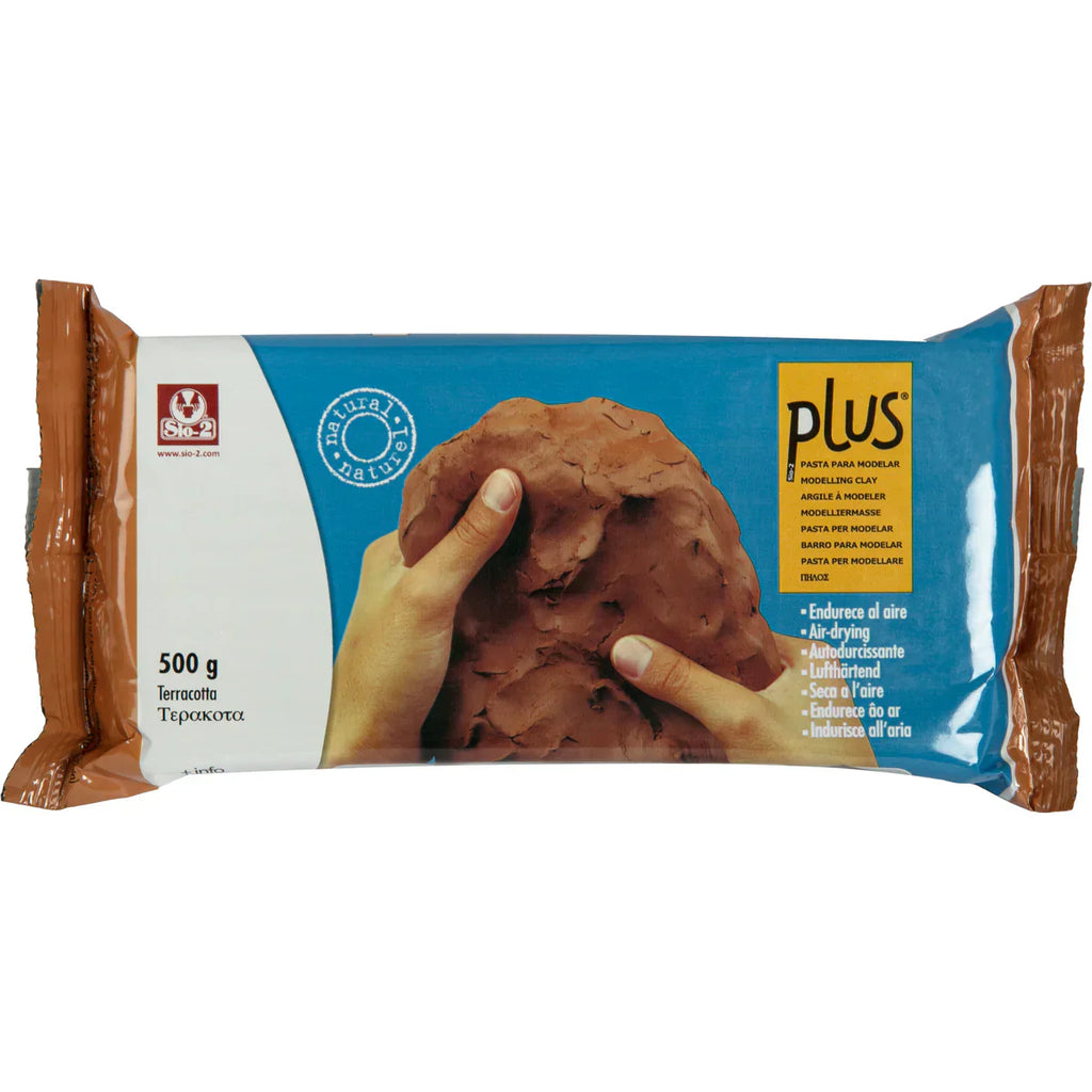 SIO 2 - PLUS Terracota 500g ტერაკოტა ჰაერზე შრობადი თიხა