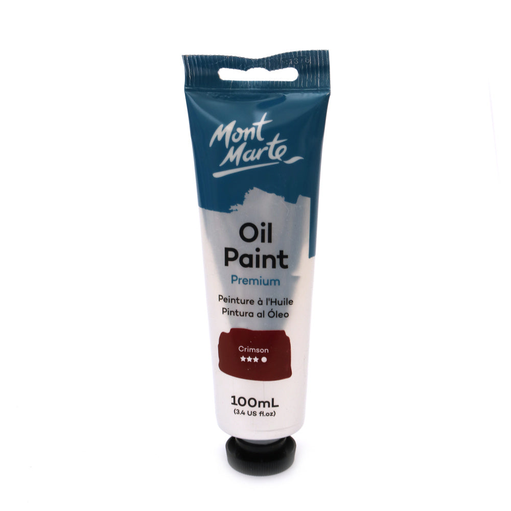 ზეთის საღებავი 100მლ MontMarte Oil Paint 100mls - Crimson Red