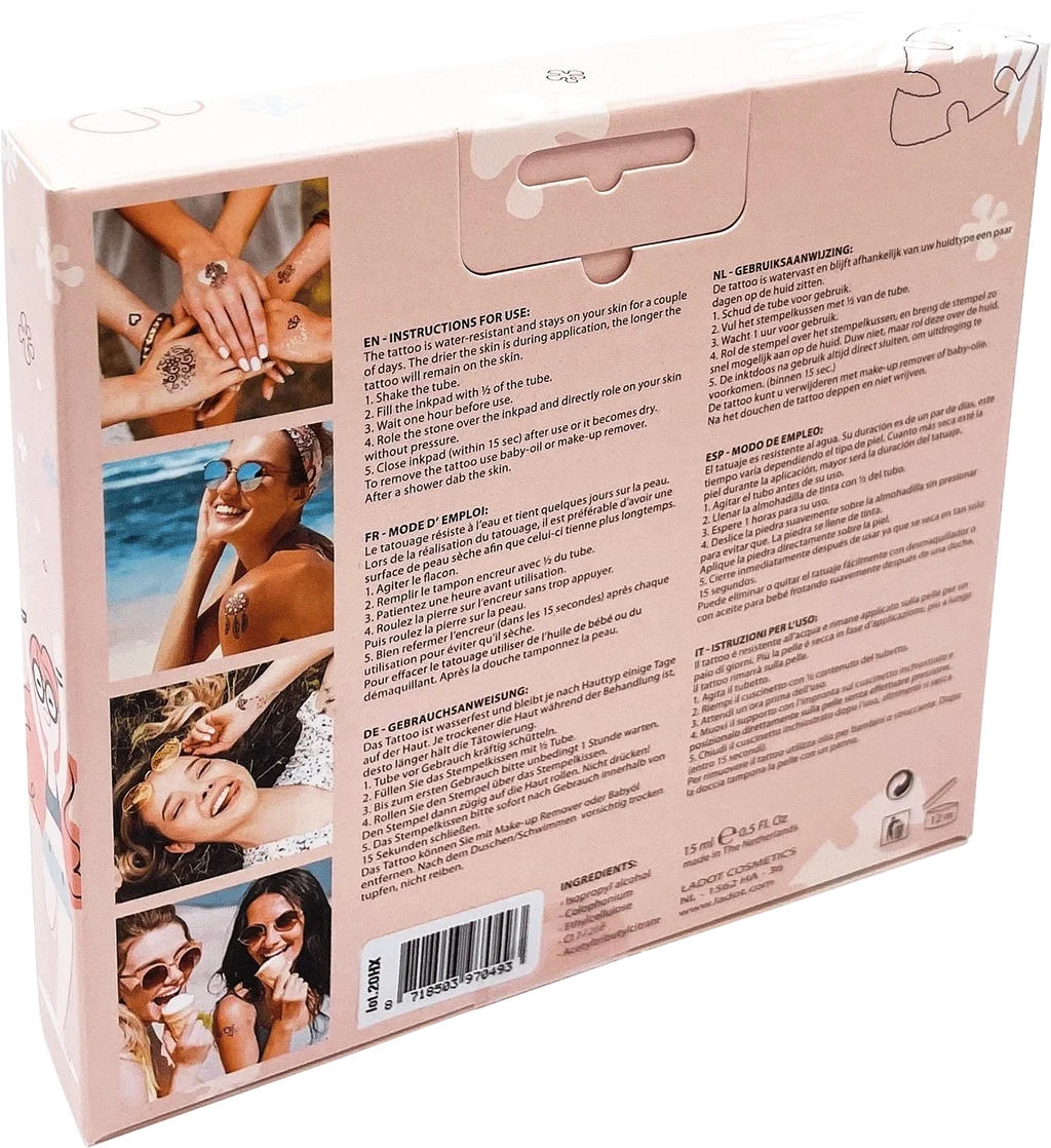 Temporary tattoo kit n°2 Graine Creative - LaDot