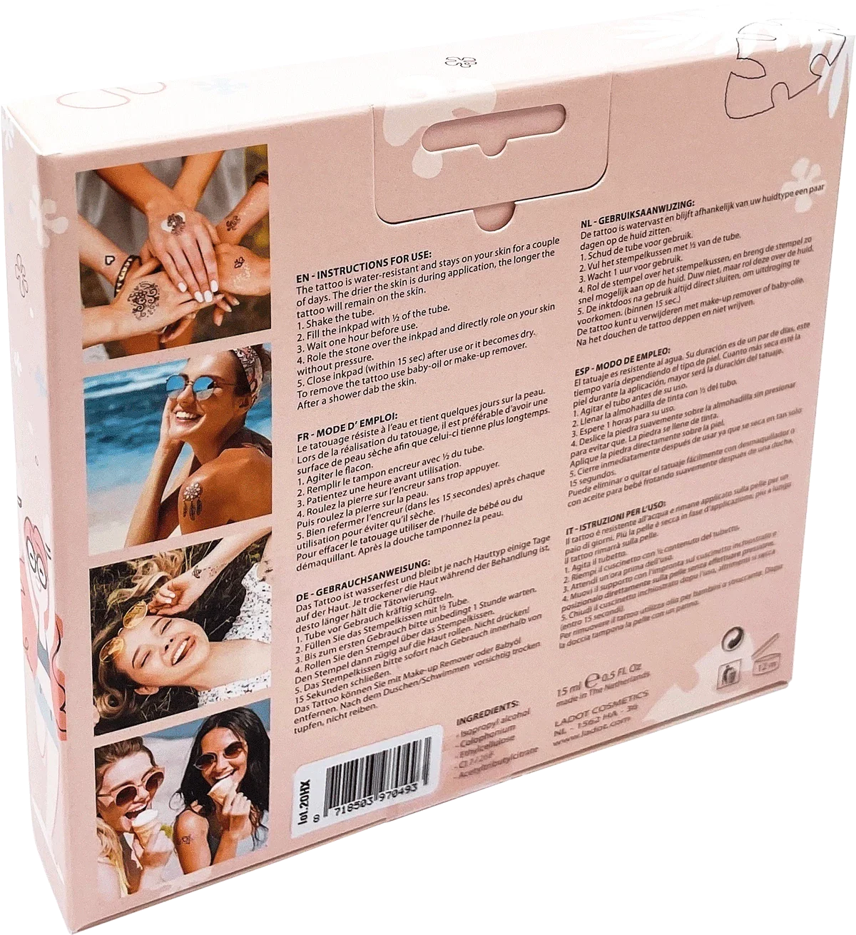 Temporary tattoo kit n°2 Graine Creative - LaDot