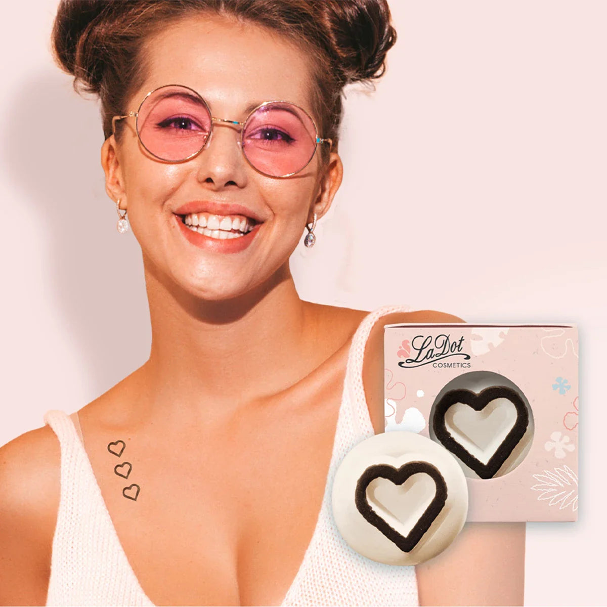 Small Seed Creative tattoo stone - Heart - LaDot
