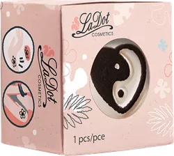 Small creative seed tattoo stone - Yin and Yang heart - LaDot