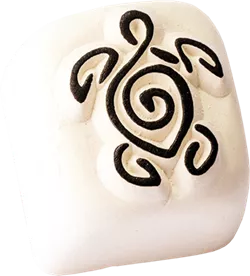 Small creative seed tattoo stone - Turtle - LaDot