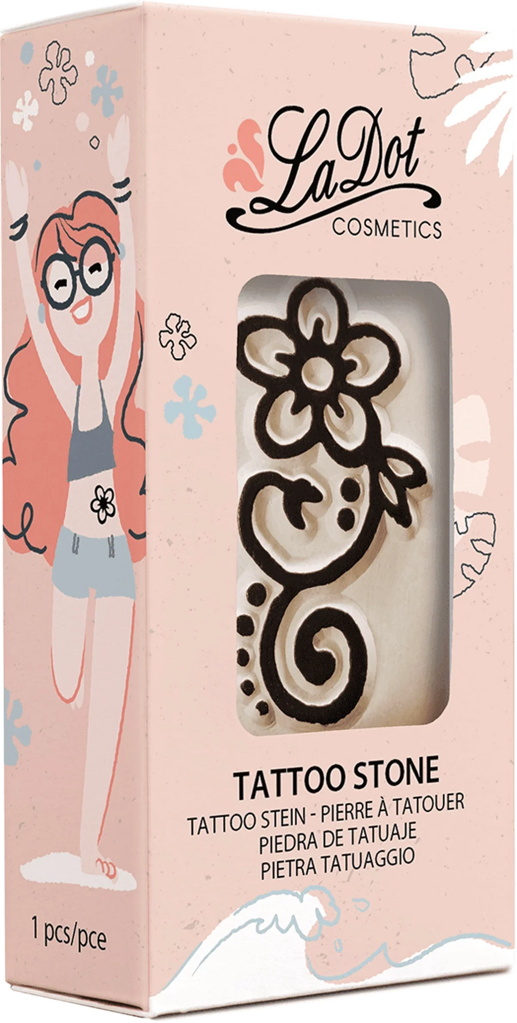Medium seed tattoo stone Creative - Flower loop - LaDot