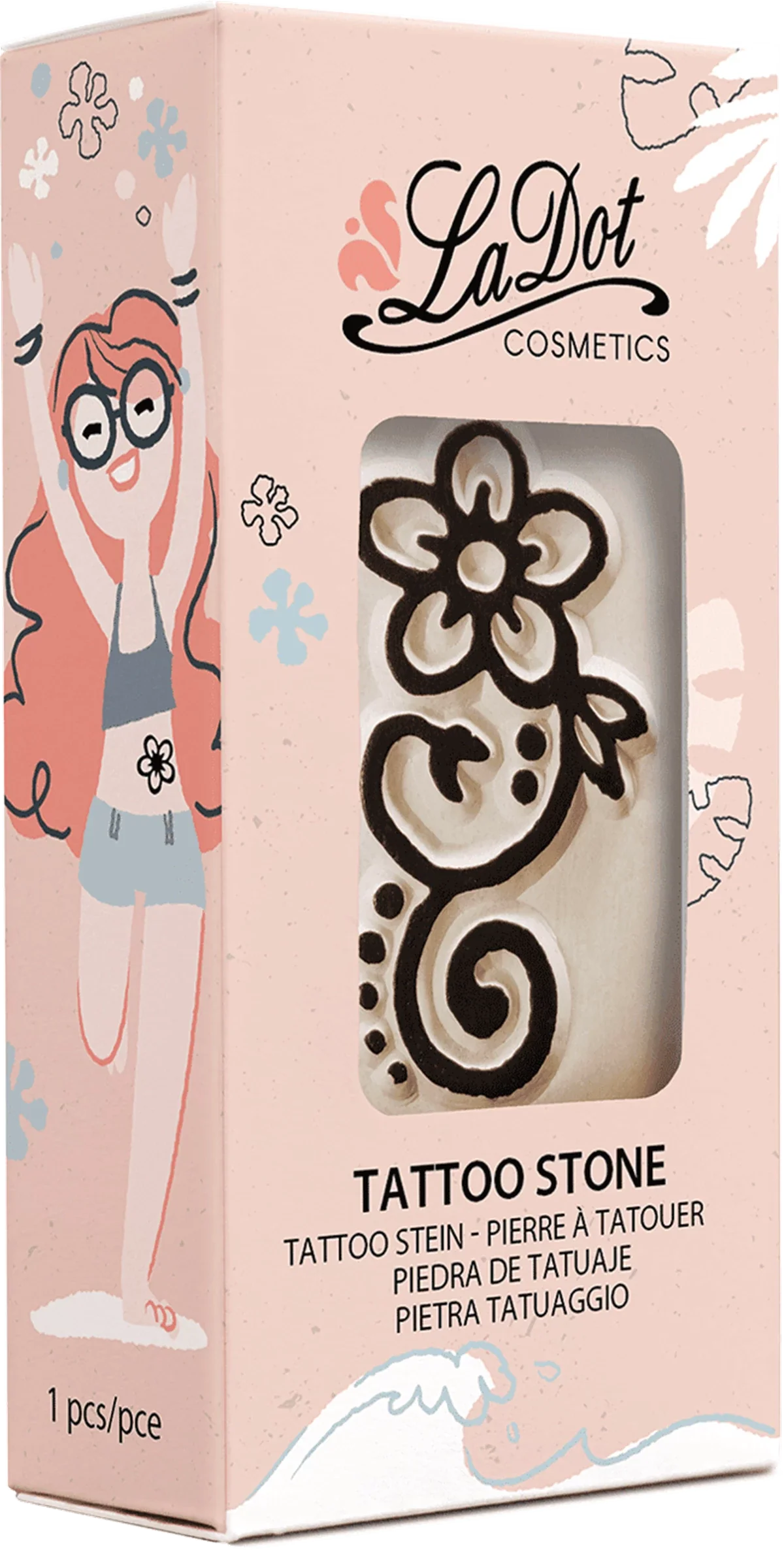 Medium seed tattoo stone Creative - Flower loop - LaDot