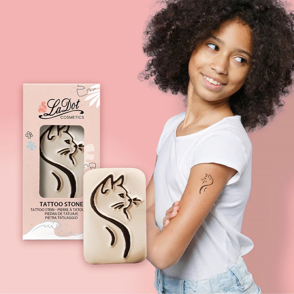 Medium seed tattoo stone Creative - Cat - LaDot