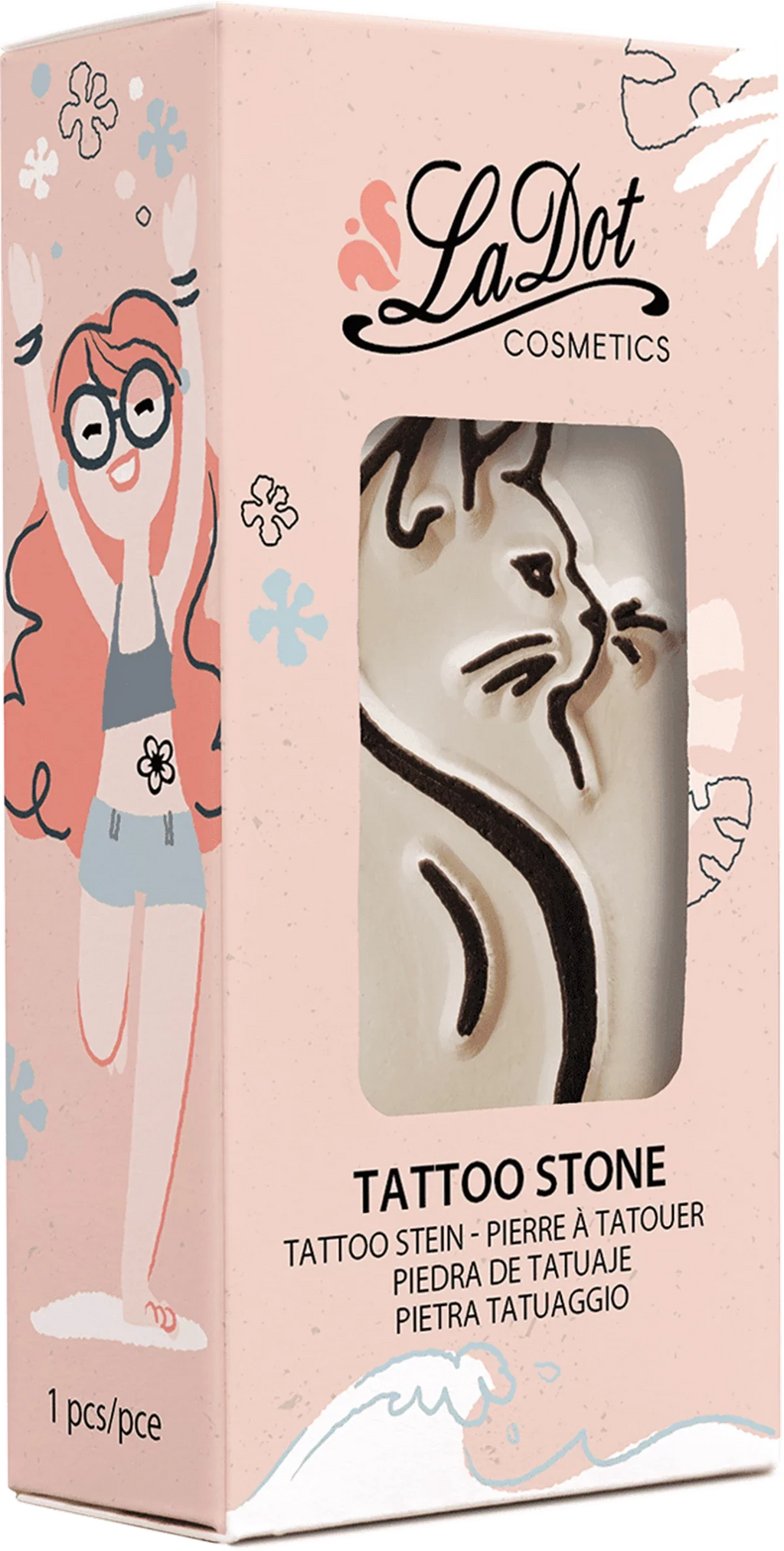 Medium seed tattoo stone Creative - Cat - LaDot
