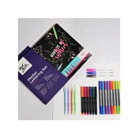 კალიგრაფიის მარკერების ნაკრები MM Marker Lettering Set 34pc