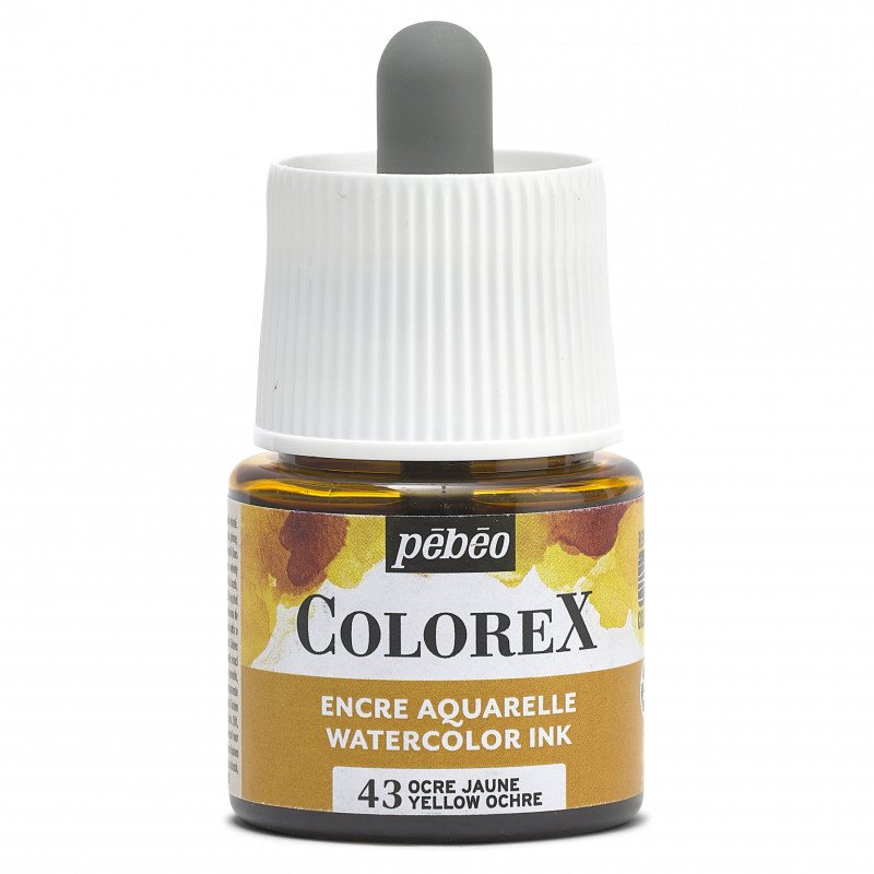 COLOREX 45ML YELLOW OCHRE - აკვარელის საღებავი(მელანი)