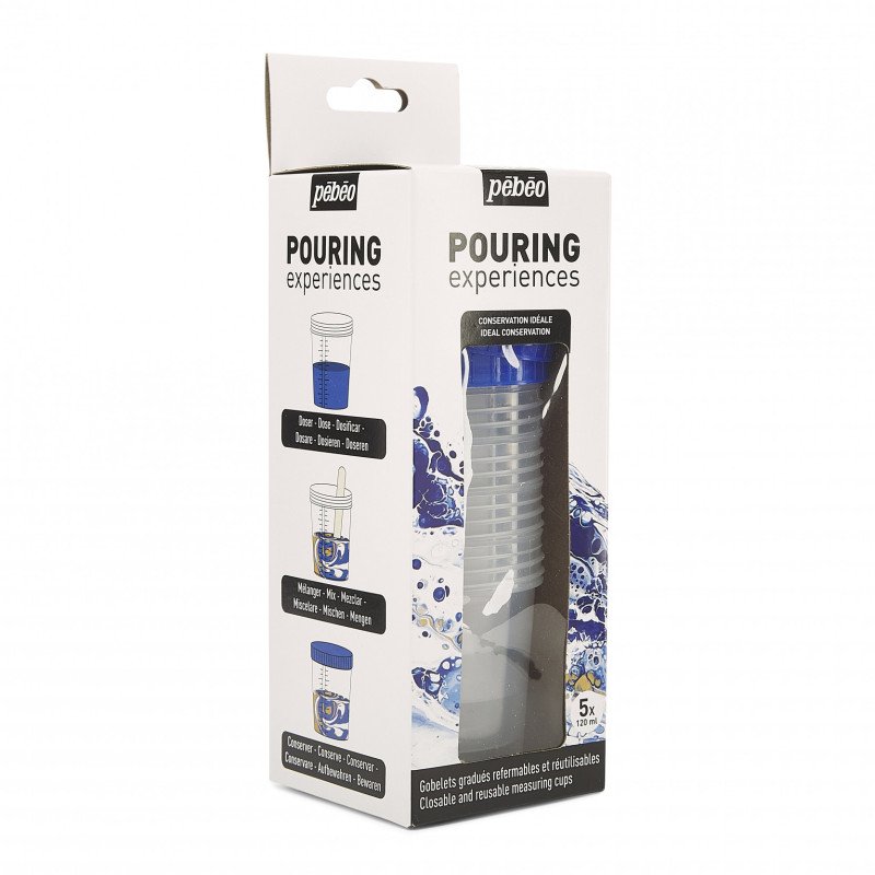 საზომი ჭიქების ნაკრები MEASURING CUP SET POURING EXP