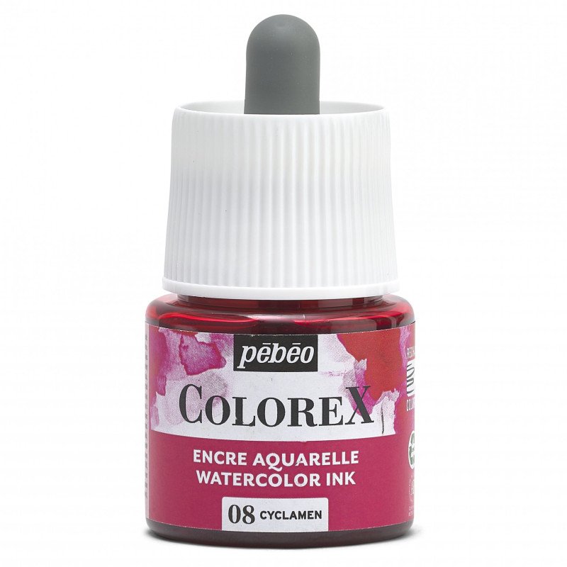 COLOREX 45ML CYCLAMEN - აკვარელის საღებავი(მელანი)
