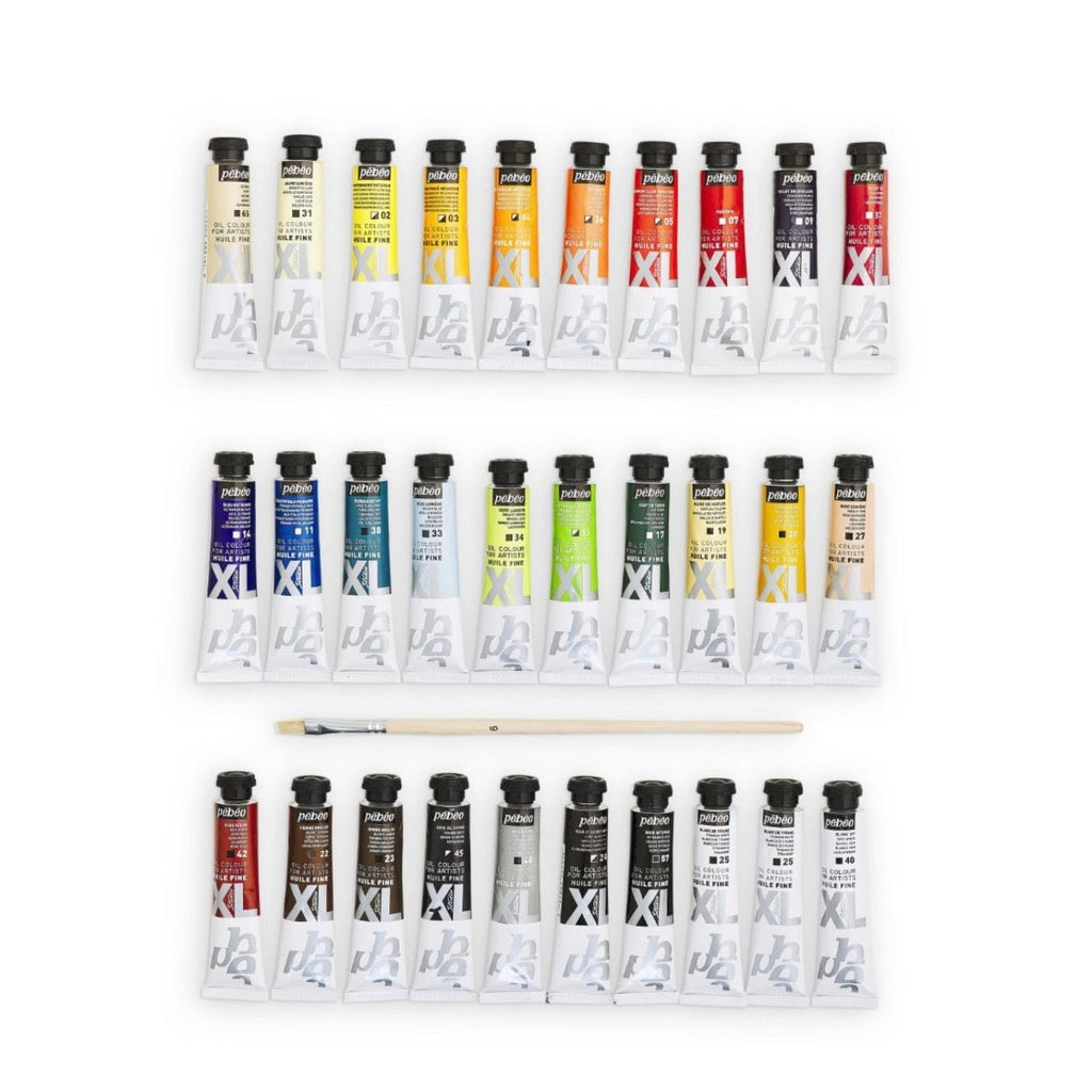 ზეთის საღებავის ნაკრები 30 ფერი XL F.OIL PACK 30T20ML+BRUSH