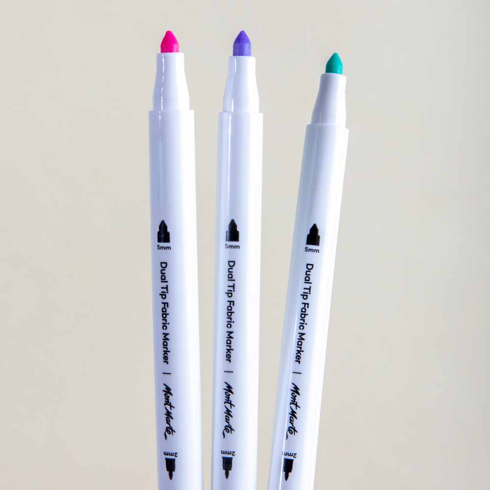 MM Fabric Markers 12pc