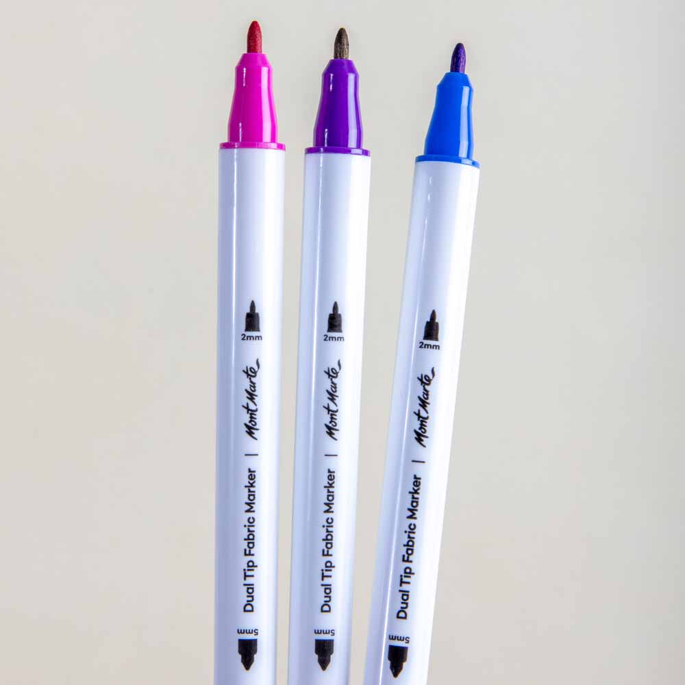 MM Fabric Markers 12pc