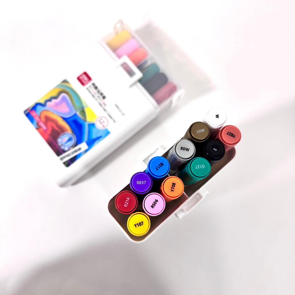 მარკერი Acrylic Marker HM111-12, DELI