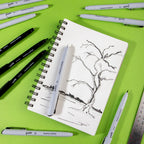 ტექნიკური ნახაზის კალმების ნაკრები MM Technical Drawing Pens 12pc