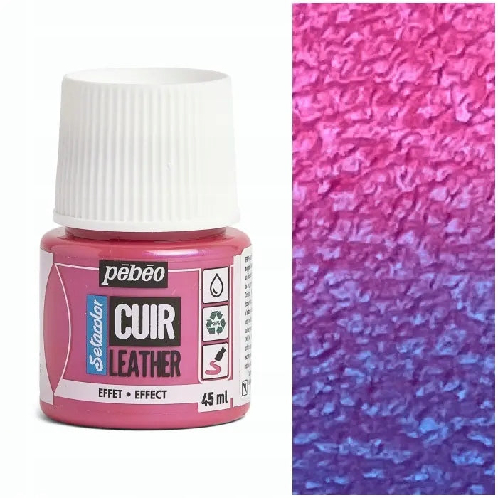 ტყავის საღებავი SETAC LEATHER 5X45ML PINK/BLUE