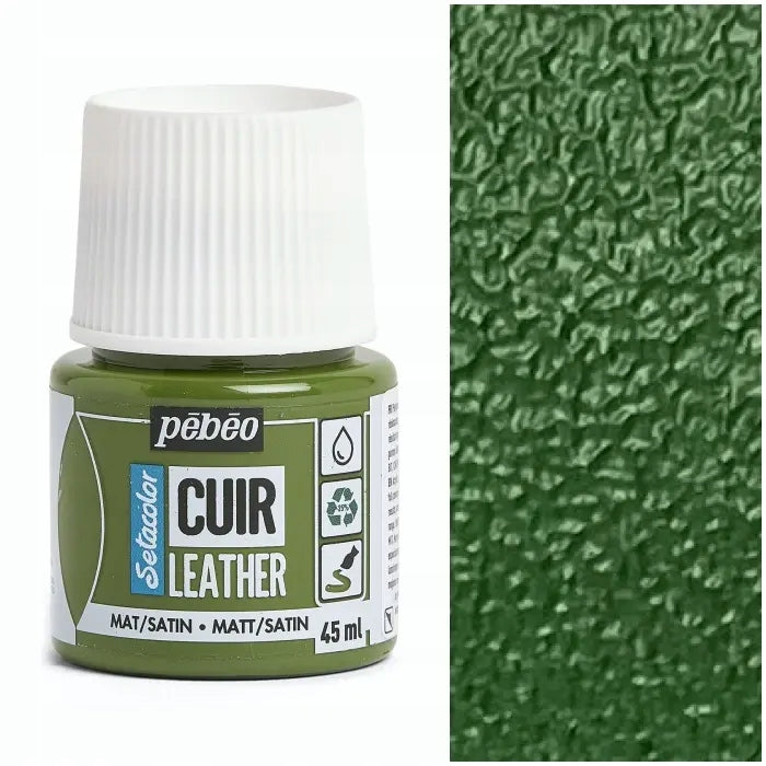ტყავის საღებავი SETACOL LEATH 45ML KHAKI GREE