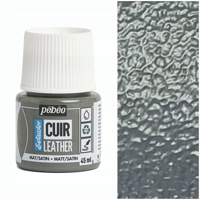 ტყავის საღებავი SETAC LEATH 45ML CONCRET GREY